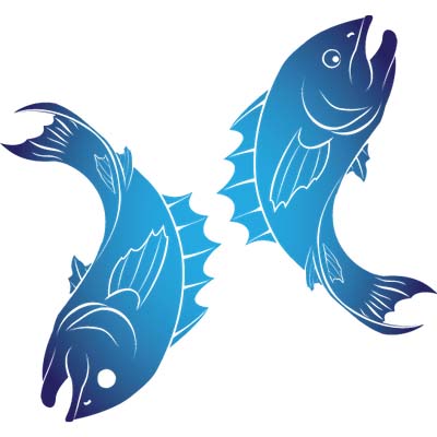 Pisces designs Fake Temporary Water Transfer Tattoo Stickers NO.10130